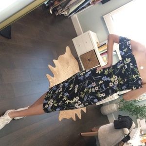 Reformation floral dress xs